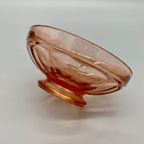 Art Deco Roze Persglas Schaaltje thumbnail 3