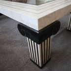 Maitland Smith Tesselated Salontafel, U.s.a, 1980's 140 X 75 X 41,5 Cm thumbnail 8