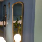 Vintage Wandspiegel Spiegel Mirror Messing Goud thumbnail 7