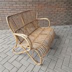 Vintage Bamboebank Belse 8 Rohé Tuinbank Bamboe thumbnail 9