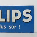 Philips Reclamebord 1 X 3 M, Jaren 60 thumbnail 8