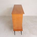 Secretaire Met Schuifdeuren Op Ranke Poten, Jaren 50 thumbnail 12