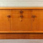 Vintage Art Deco Dressoir Lowboard Wandmeubel thumbnail 6