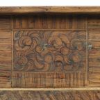 Beschilderde Antieke Bruidskist thumbnail 3