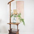 Lectuurtafel Met Lamp | Bijzettafel Eiken Vloerlamp Lectuur thumbnail 6