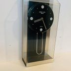 Swing Clock Twin Bird Kleine Pendulum Tafelklok , Jaren 80 thumbnail 2