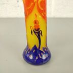 Art Nouveau Vaasje - Le Verre Français (schneider) Ca. 1920 thumbnail 8