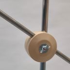 Vintage Staande Hengellamp Gepo Vloerlamp Wit Metaal Anvia thumbnail 9