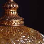 Art Deco Lamp | Persglas Lamp | Amber Hanglamp thumbnail 3