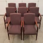 Set Van 8 Deense Teaken Armstoelen Prijs/set thumbnail 8