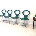 Vintage Eetkamerstoel Jaren 60/ 70 Design Plywood Benze thumbnail 2