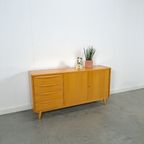 Fineer Dressoir Met Lades En Houten Handgrepen, Tv Meubel thumbnail 5