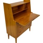 Vintage Secretaire Kastje Zweedse Jaren 60 Werkplek thumbnail 11