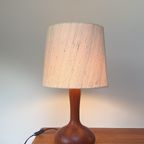 Vintage Teak Houten Tafellamp Van Domus thumbnail 5