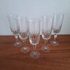 5 Hoge Champagneglazen, Kristallen Flutes, Kristallen Glazen thumbnail 10