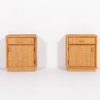 Pair Of Vintage Rattan Cabinets/Night Stands thumbnail 3