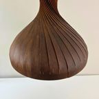 Midcentury Houten Hanglamp Swirl Design Hans Agne Jakobssons thumbnail 5