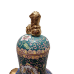 Grote Unieke Chinese Dekselvaas thumbnail 7