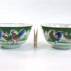 2 Chinese Schalen Met Kippen thumbnail 3