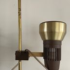 Space Age Goud Met Bruin - Tafellamp - Bureaulamp, Jaren 60 - 70 Design Lamp, Verstelbaar thumbnail 6