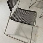 Set Van 6 Melker Spaghetti Stoelen, Lisa Norinder Voor Ikea thumbnail 6