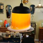 Vintage Peill Putzler Hanglamp Plafondlamp Glas thumbnail 7
