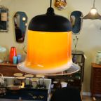 Vintage Peill Putzler Hanglamp Plafondlamp Glas thumbnail 3