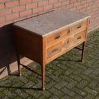 Wastafel Antiek Met Marmer Blad thumbnail 2