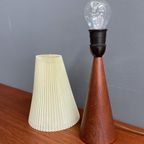 Teak Conic Table Lamp 1960S Denmark thumbnail 5