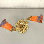 Bronzen Plafondlamp 'Le Verre Français' Glaspasta thumbnail 7