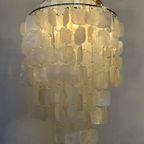 Capiz Vintage Schelpen Hanglamp Lamp Chrome Schelp thumbnail 7