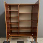 Blonde Wood Asymmetrical Shelving Cabinet By Jitona thumbnail 4