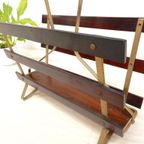 Vintage Lectuurbak Jaren 60 Palissanderhout Mid Century thumbnail 2