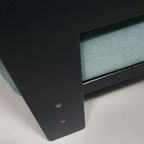 Two-seat Sofa “bastiano” From Afra & Tobia Scarpa For Gavina, Italy 60s. Black Solid Wood Frame A thumbnail 2