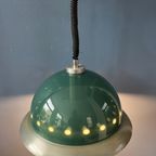 Grote Groene Dijkstra Space Age 'Dome' Schotel Hanglamp thumbnail 4