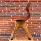 Vintage Schoolstoeltje / Kinderstoeltje. Jaren 50 thumbnail 4