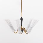 Chandelier By Hans Bergstrom For Asea, 1950’s Sweden thumbnail 2