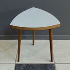 Grey Formica Triangle Side Table 1960S thumbnail 2