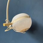 Mid Century Witte Space Age Mushroom Boog Wandlamp thumbnail 9