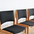 Vintage Eetkamerstoelen | Stoelen | Jaren 60 | Eiken thumbnail 10