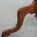 Engelse Antieke Bijzet/ Wijntafel Met Een Single Piece Top Uit Eind 19e Eeuw thumbnail 8