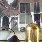 Vrieland Vintage Goudkleurige Lamp Dutch Design Jaren '80 thumbnail 12