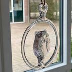 Kosta Glazen Raamhanger / Suncatcher Van Een Uil, Scandinavisch Glas thumbnail 6