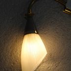 Vintage Buigbare Wandlamp - Jaren '50, Messing, Glas thumbnail 3
