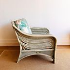 Rotan Bamboe Fauteuil Vintage thumbnail 5