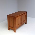 Maison Regain Sideboard In Solid Elm, France, 1970S thumbnail 5