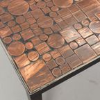 Herbert Hirche Rosenthal Bijzettafeltje Met Koperen Details thumbnail 6