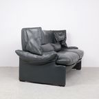 Cassina Portovenere Leren Bank Met Hocker thumbnail 7