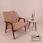 Vintage Deens Design Fauteuil, Yngve Ekstrom 1960S Teak Hout thumbnail 2