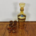 Vintage Shotjes Set, Karaf Met 6 Borrelglaasjes thumbnail 5